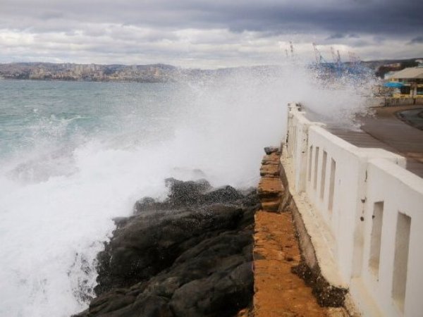 Anuncian marejadas en gran parte del litoral entre martes y viernes